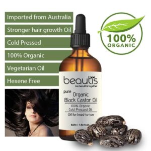 Pure Organic Black Castor Oil