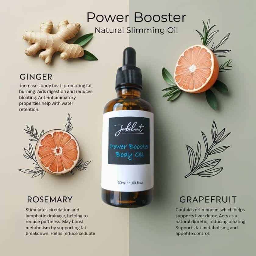 Power Booster Body Oil - Slimming Treatment Oil Natural Booster Slimming oil